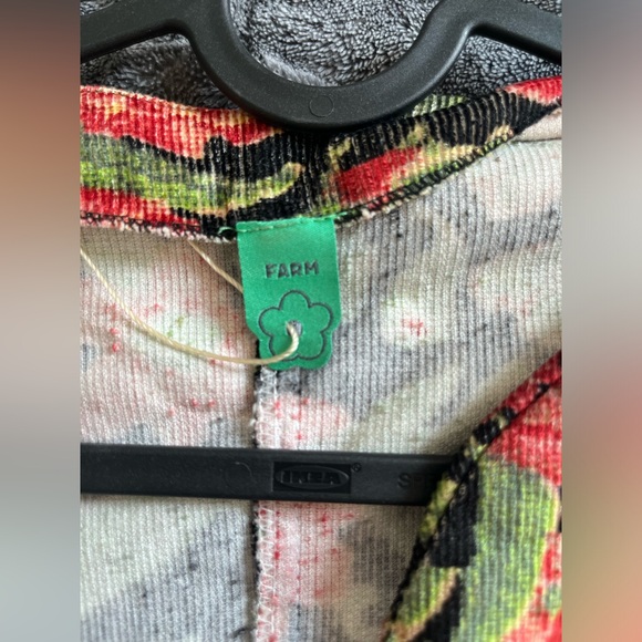 Farm Rio Floral Velvet Blazer - Picture 2 of 4